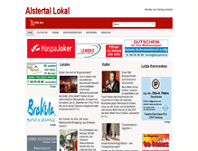 Tablet Screenshot of alstertal-lokal.de